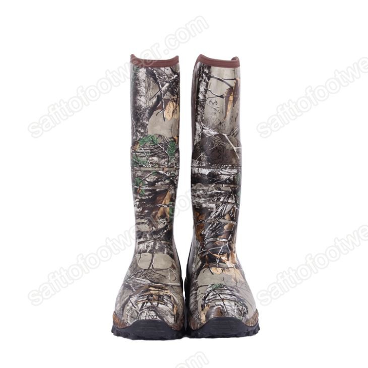 Outdoor Camo Utility vedenpitävät kumisaappaat